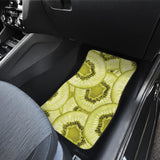 Sliced Kiwi Pattern Front Car Mats