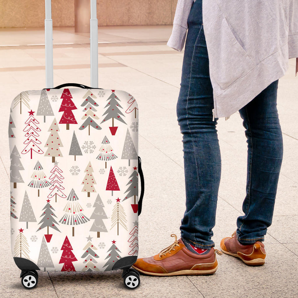 Cute Christmas Tree Pattern Luggage Covers