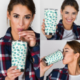 Green Ginkgo Leaves Pattern Tumbler