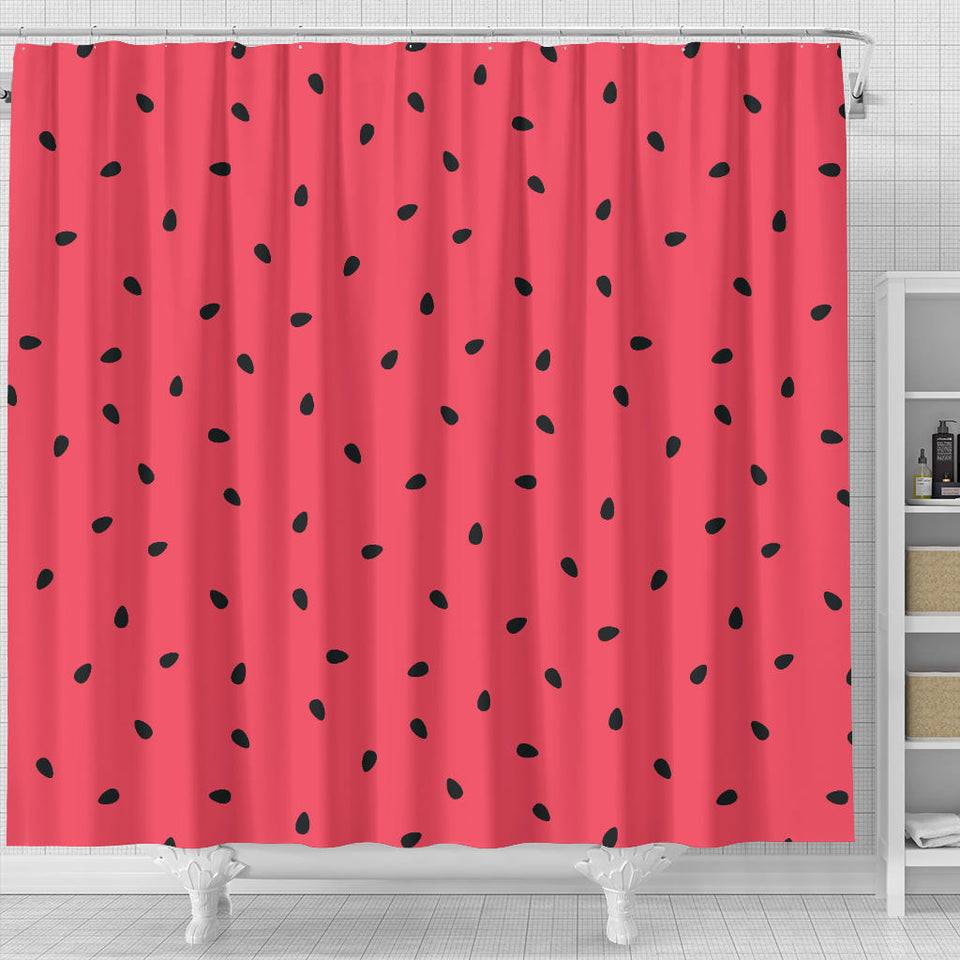 Watermelon Texture Background Shower Curtain Fulfilled In US