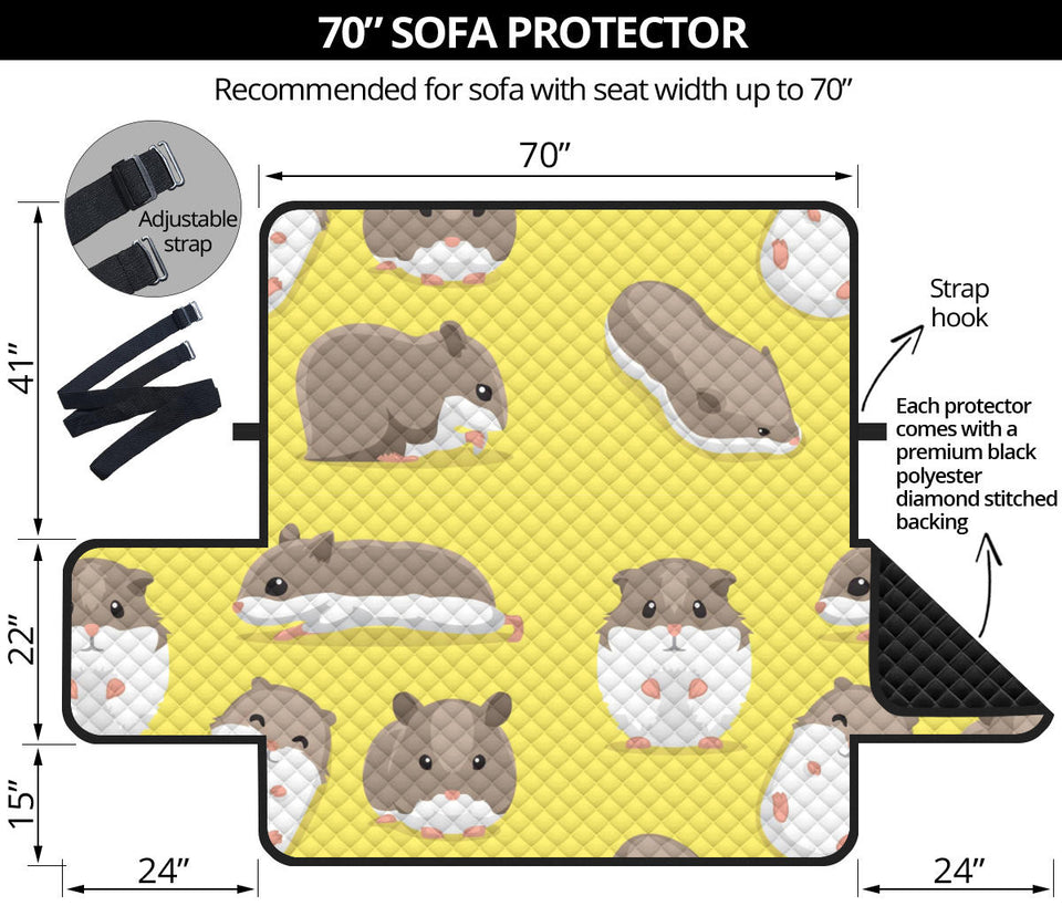 Cute Hamster pattern Sofa Cover Protector