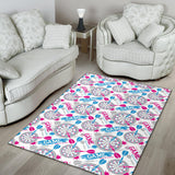 Darts Pattern Print Design 01 Area Rug