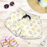 Horseshoes Pattern Print Design 02 Women Shorts