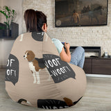 Beagle Pattern Bean Bag Cover