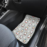 Cute Penguin Christmas Pattern Front Car Mats