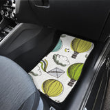 Hot Air Balloon Bird Cloud Pattern Front And Back Car Mats