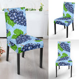 Watercolor Grape Pattern Dining Chair Slipcover