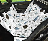 Hand Drawn Space Elements Space Rocket Star Planet Space Probe Dog Car Seat Covers