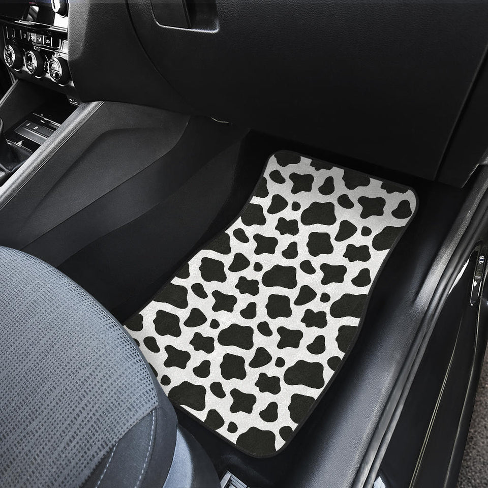 Cow Skin Pattern Front Car Mats