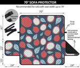dragon fruits dark blue background Sofa Cover Protector