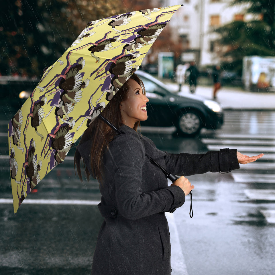 Ostrich Pattern Print Design 04 Umbrella