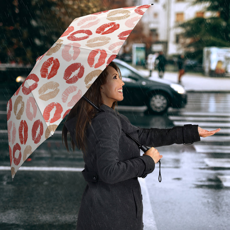 Lips Pattern Print Design 04 Umbrella