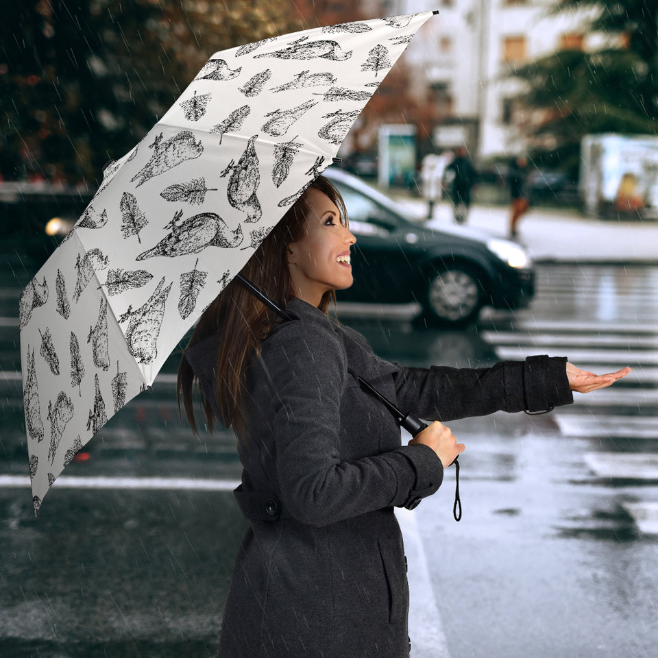 Pigeon Pattern Print Design 05 Umbrella