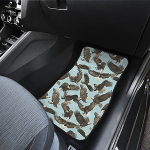 Eagle Pattern Print Design 01 Front Car Mats