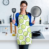 Cucumber Slices Pattern Adjustable Apron