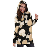 Champignon Mushroom Pattern Women'S Hoodie Dress