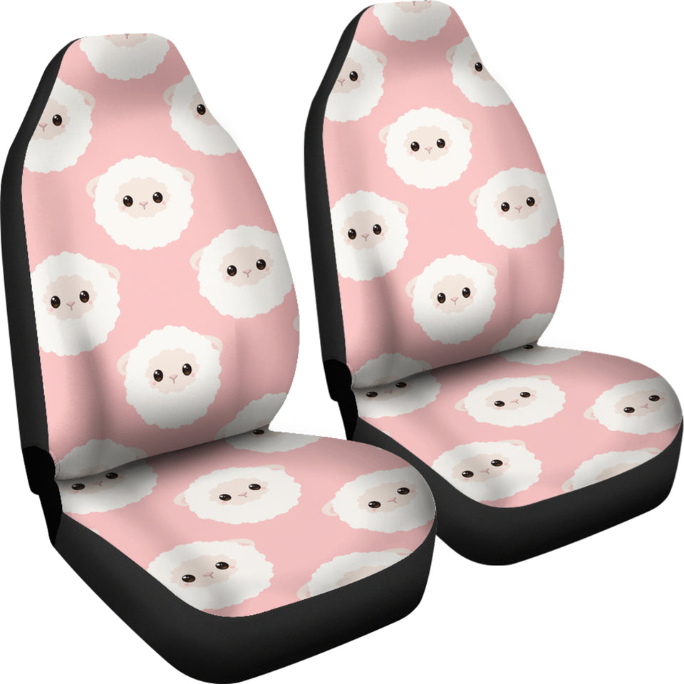 Cute Sheep Pattern  Universal Fit Car Seat Covers