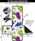 Grape pattern Recliner Cover Protector