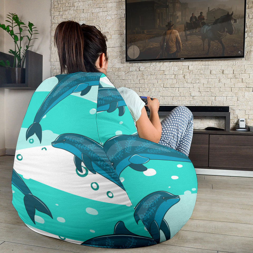Dolphin Sea Pattern Bean Bag Cover