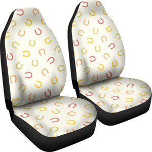 Horseshoes Pattern Print Design 02 Universal Fit Car Seat Covers