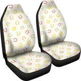 Horseshoes Pattern Print Design 02 Universal Fit Car Seat Covers