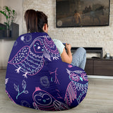 Cute Owls Pattern Boho Style Ornament Bean Bag Cover