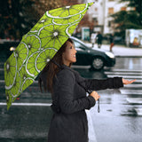 Slices Of Lime Design Pattern Umbrella