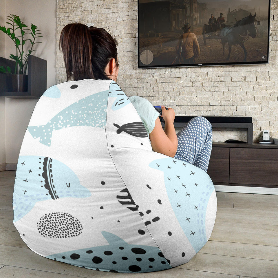 Cute Dolphins Childish Style Pattern Bean Bag Cover