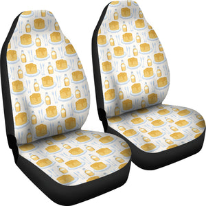 Pancake Pattern Print Design 05 Universal Fit Car Seat Covers