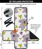 Cute koalas teapots tea Recliner Cover Protector