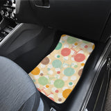 Bicycle Pattern Print Design 01 Front and Back Car Mats