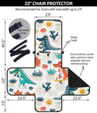 Cute Crocodile Pattern Chair Cover Protector