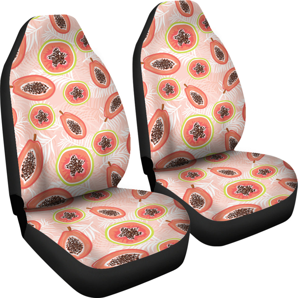 Papaya Leaves Pattern  Universal Fit Car Seat Covers