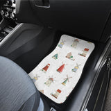 Windmill Design Pattern Front Car Mats