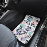 Butterfly Pattern Front And Back Car Mats