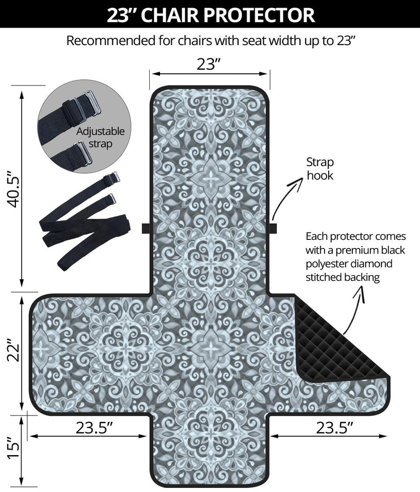 Traditional indian element pattern Chair Cover Protector