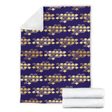 Beautiful Japanese Fan Pattern Premium Blanket