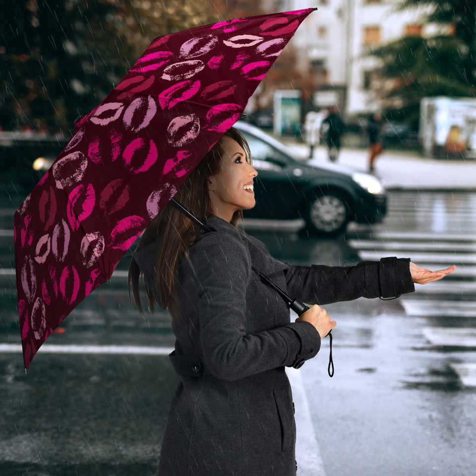 Lips Pattern Print Design 03 Umbrella