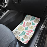 Colorful Shell Pattern Front And Back Car Mats