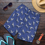 Seagull Pattern Print Design 03 Men Shorts