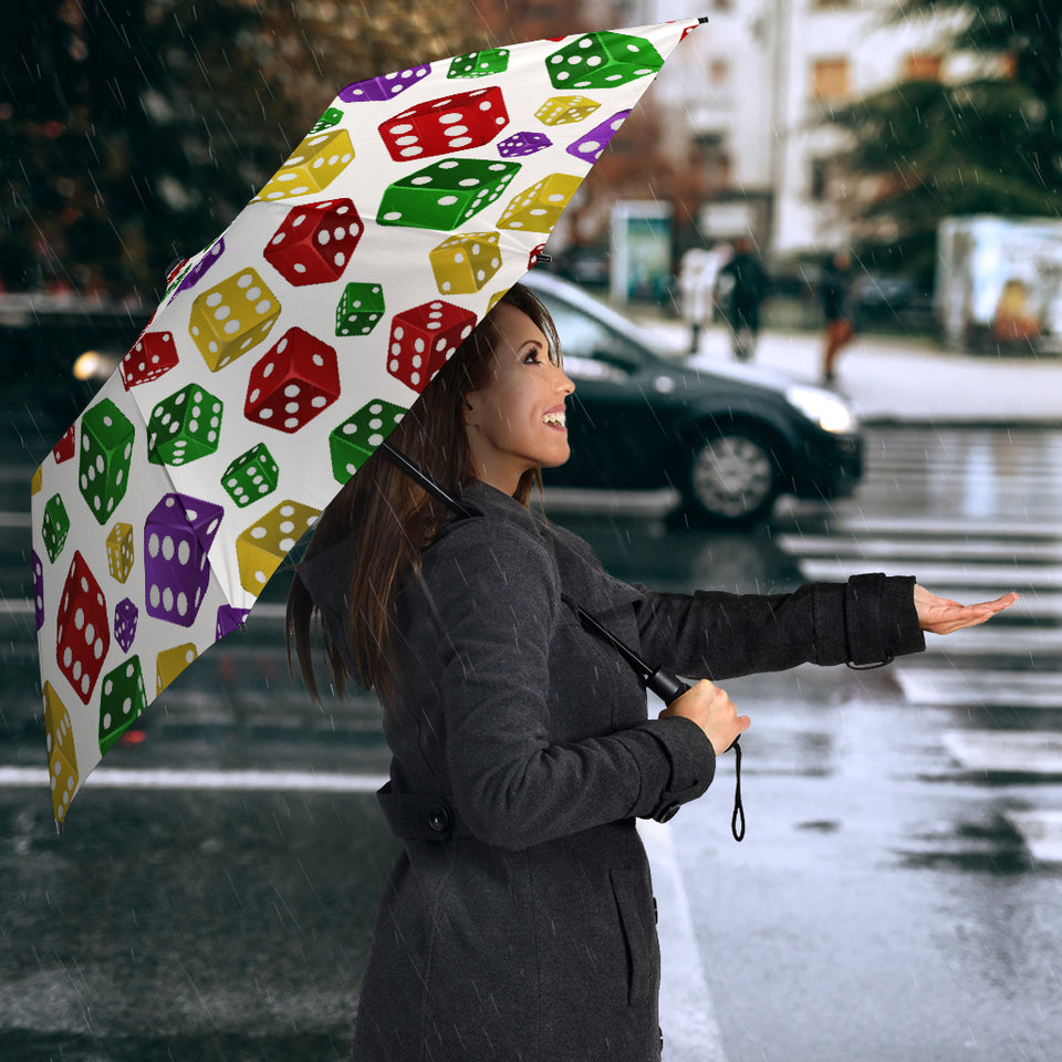 Dice Pattern Print Design 03 Umbrella