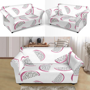 Dragon Fruit Pattern Loveseat Couch Slipcover