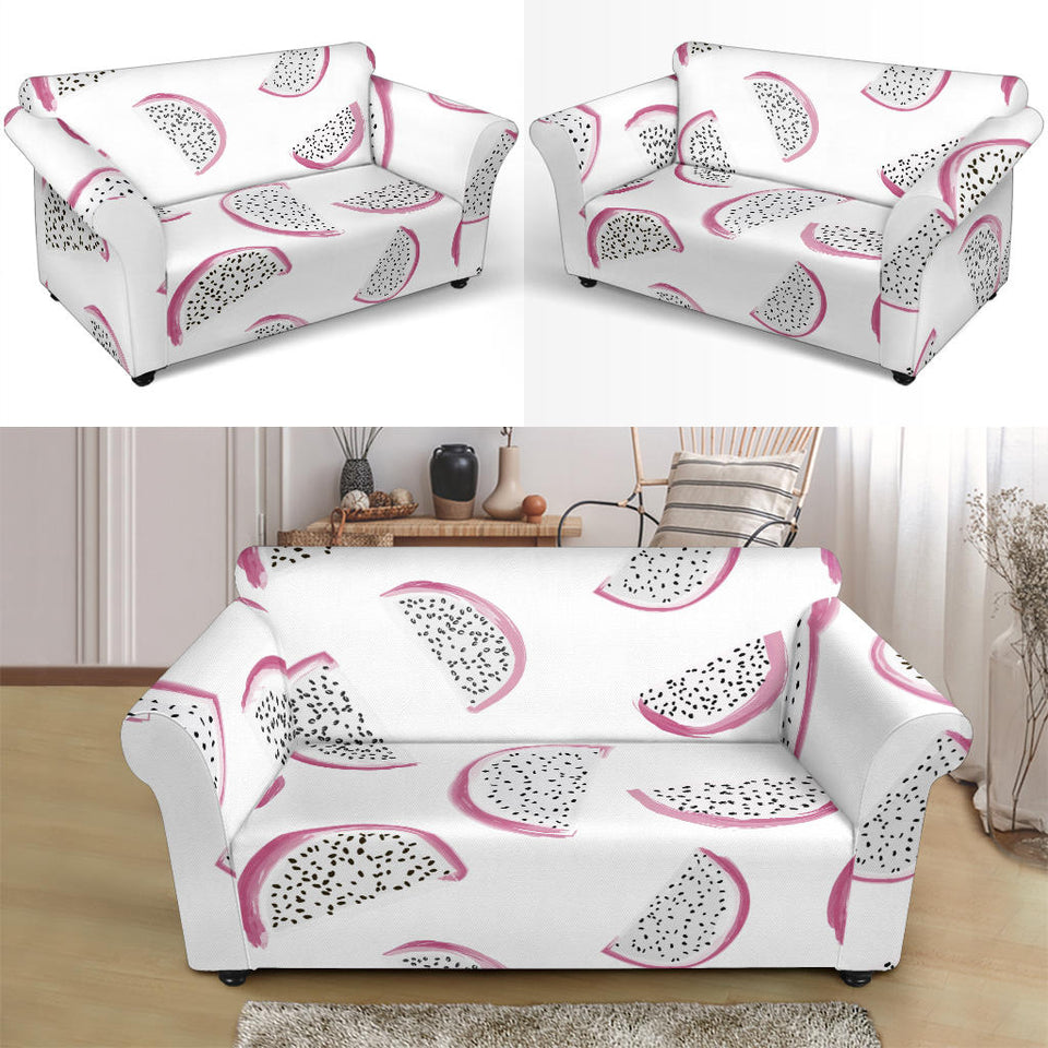 Dragon Fruit Pattern Loveseat Couch Slipcover