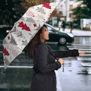 Cute Christmas Tree Pattern Umbrella