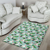 Pelican Pattern Print Design 01 Area Rug