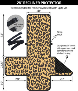 Leopard skin print Recliner Cover Protector