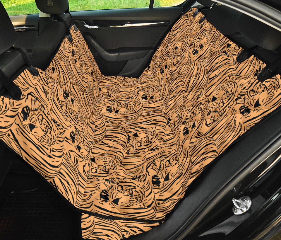 Bengal Tigers Pattern Dog Car Seat Covers