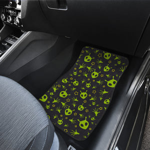 Alien Pattern Print Design 02 Front Car Mats