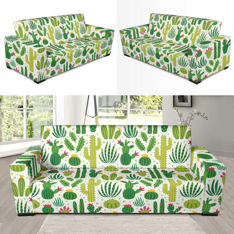Cactus Pattern Sofa Slipcover.