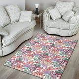 Coral Reef Pattern Print Design 03 Area Rug